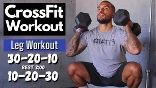 'CrossFit® workout for legs | CrossFit workout of the day'