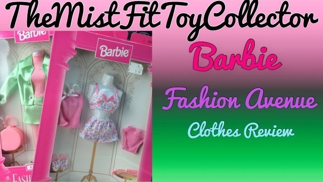 'Barbie Fashion Avenue 1997 pack Review'