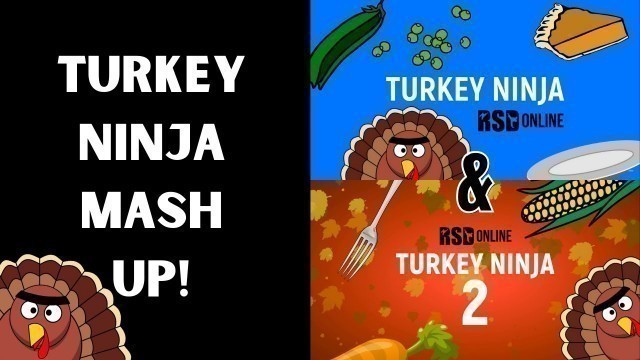 'Turkey Ninja 1 & 2 Mash Up - Virtual Thanksgiving Workout (Get Active Games)'