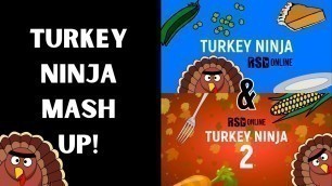 'Turkey Ninja 1 & 2 Mash Up - Virtual Thanksgiving Workout (Get Active Games)'