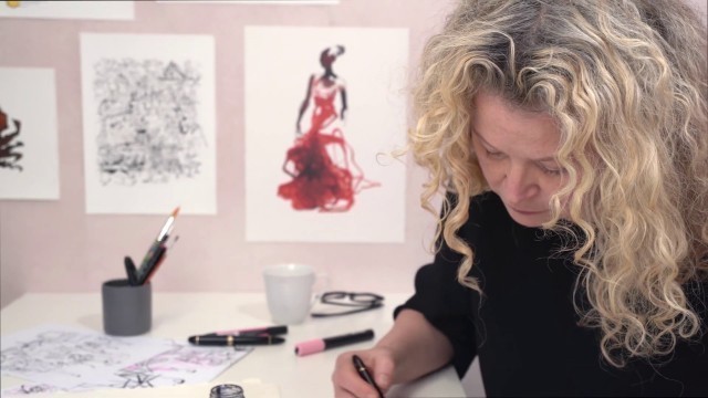 'Stina Wirsén is launching a New Collection of fashion drawings'