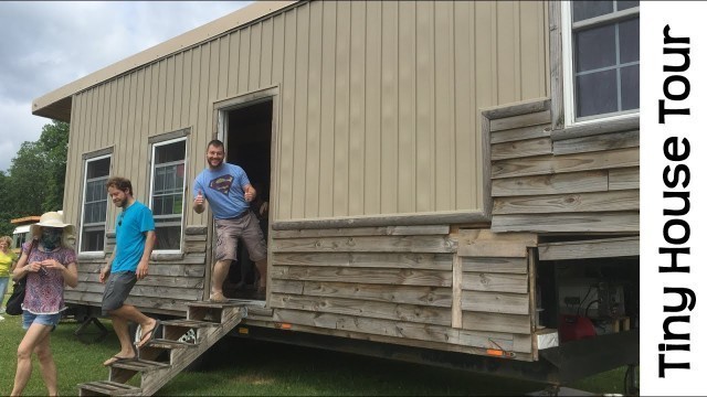 Tiny House Converted From a Totaled 5th Wheel Travel Trailer Camper