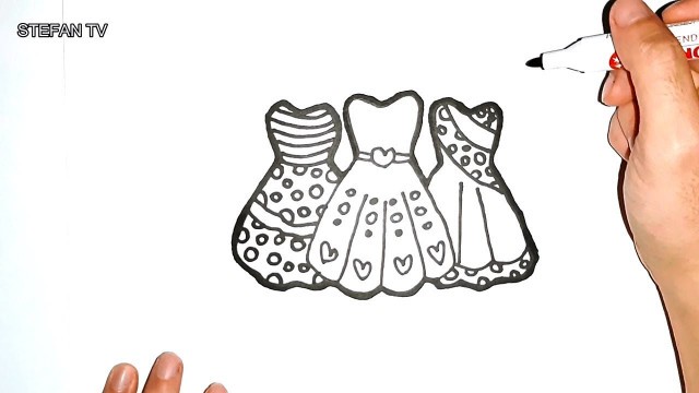 'How to draw fashion Cute and Easy for kids | Fashion Drawing Lesson Step by Step'