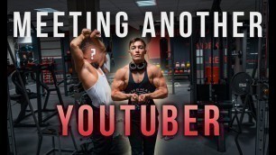 'MEETING UP WITH ANOTHER FITNESS YOUTUBER | BRUTAL PUSH WORKOUT'