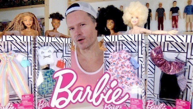 'BARBIE BLACK HISTORY MONTH 2020 FASHION PACKS 80S WWE MTM FASHIONISTAS UNBOXING REVIEW'