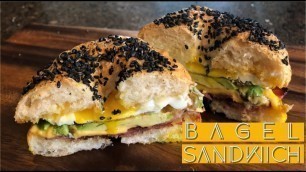 'Homemade Bagel Sandwich [Breakfast Bagel Sandwich] 홈메이드 베이글 샌드위치'