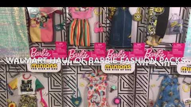 'Unboxing new Barbie ‘Minion’ fashion packs'