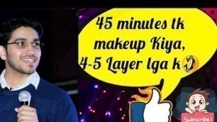 'aman dhattarwal :- girls Makeup with baking powder,boys only Lifebuoy