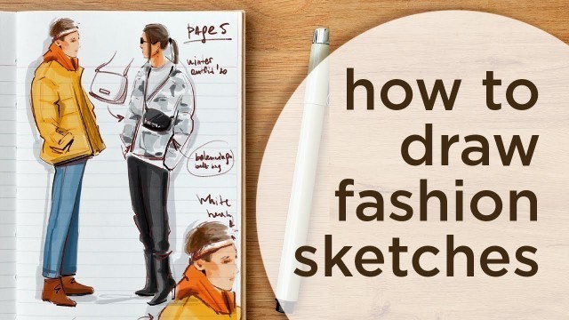 'How to draw in procreate | Fashion drawings in PROCREATE | Street style in PROCREATE.'