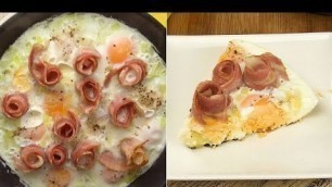 'Bacon, onion and eggs breakfast skillet: the perfect idea for the whole family!'