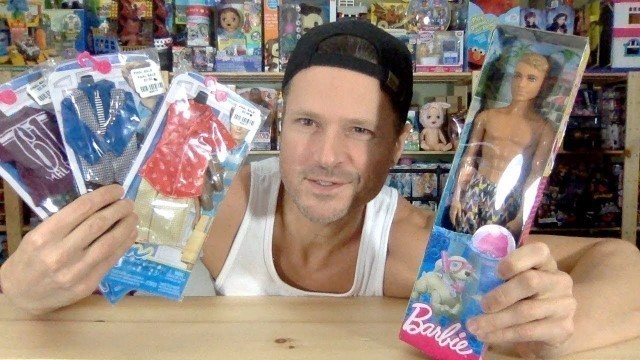 'NEW 2018 Barbie Water Play/Beach Ken Doll & Classic Fashion Packs Unboxing Review'