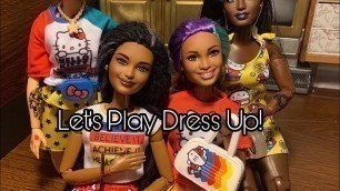 'Let’s play dress up! Hello Kitty Barbie Fashion Packs!'