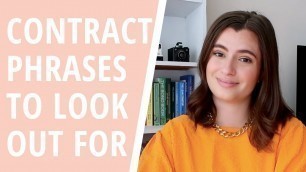 'Blogger Contract Terms To Watch Out For When Working With Brands 2020'