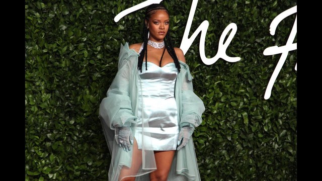 'RED CARPET: RIHANNA & A$AP ROCKY at The Fashion Awards 2019'