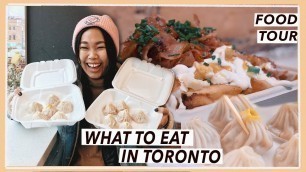 'Eating All Around Toronto | Canada Food Travel Vlog'