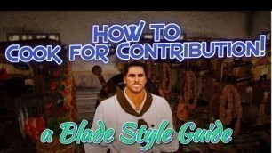 'Black Desert CP Power Leveling Tips! Cooking Basics | Buffs | Equipment & Recipes'