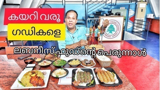 'തൃശ്ശൂരിൽ ലബനീസ് ഭക്ഷണം കിട്ടുന്ന അടുക്കള / Lebanese food court /food travel with anish George'