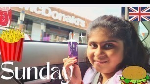 'Mcdonalds| Sunday Vlog| 1st time ordering @McDonald\'s UK | Ali Food and Travel Tv'