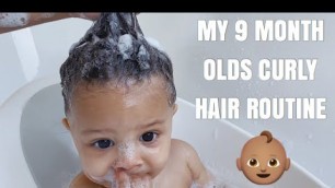 'My 9 Month Olds Curly Hair Routine'