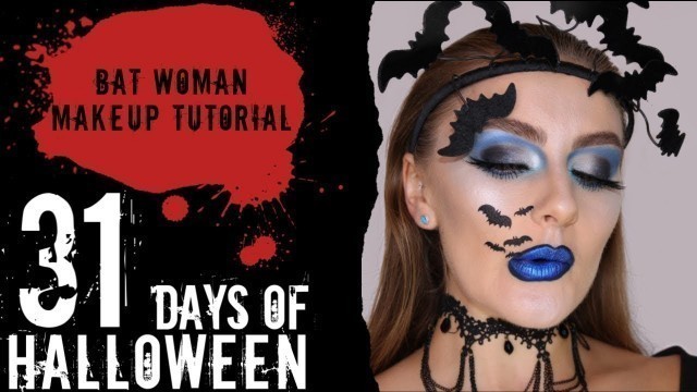 'Bat Woman Halloween Makeup Tutorial'