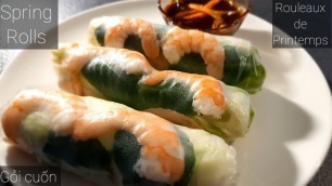 'How to make Vietnamese Spring Rolls | Cooking Food Travel'