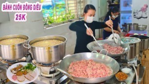 'Bánh Cuốn Nóng Nhân Thịt 25K | Chủ quán chia sẻ bí quyết làm Bánh Cuốn cực ngon'