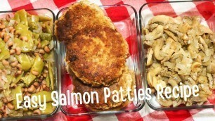 'Easy Salmon Patties Recipe | How to Cook Salmon | #cookwithme |101 Food Travel'