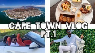 'CAPE TOWN VLOG PT.1 | CARS, WINE TASTING, FOOD, TRAVEL'