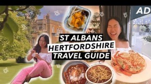 'Eating and Exploring England: St Albans + Knebworth (Hertfordshire) | UK Food Travel Vlog'