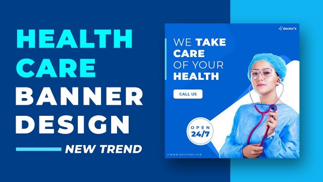 'Health Care Banner | Medical Banner | Doctor Banner | Hospital banner | Social Media Post Design'