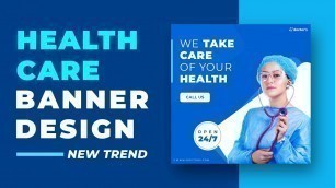 'Health Care Banner | Medical Banner | Doctor Banner | Hospital banner | Social Media Post Design'