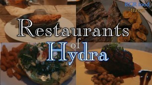 'RESTAURANTS OF HYDRA |  by RGR food \"travel\"'