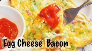 'Egg Cheese Bacon For Breakfast Recipe : Recipes'