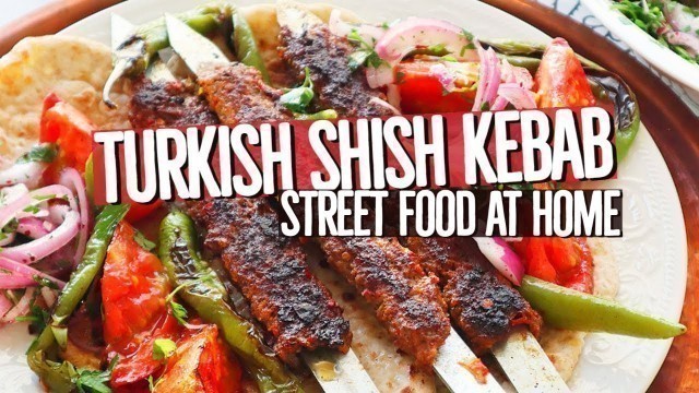 'Turkish Shish Kebab Recipe | Homemade Adana Kebab'