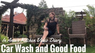 'Ania\'s Video Diary - Car Wash and Good Food - Travel to Poland Vlog'