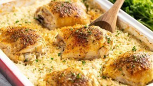 'Best Baked Chicken and Rice Casserole'