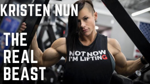 'Kristen Nun - The Real Beast | Female fitness Motivation | Hardcore workout compilation fitness void'