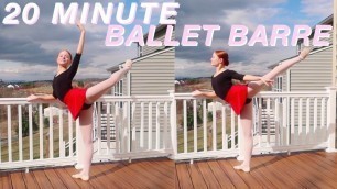 '20 MINUTE FOLLOW-ALONG BALLET BARRE CLASS'