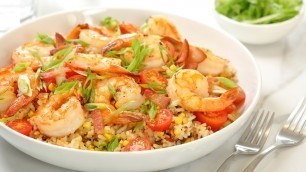 'Fried Rice with Bacon, Shrimp & Corn | 20 Minute Dinner Ideas'