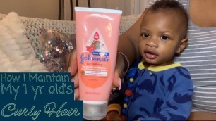 'How I Maintain My 1 year old Curly Hair'