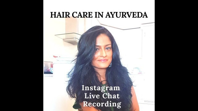 'Hair Care in Ayurveda by Dr Deepa Apte'