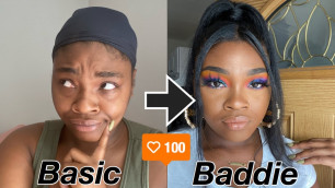 'Basic To Baddie| Makeup Look | BeginnersFriendly'