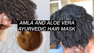 'AMLA AND ALOE VERA AYURVEDIC HAIR MASK'