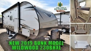 New Bunk Bed 2018 WILDWOOD 230BHXL Front Queen Bedroom Travel Trailer RV Colorado