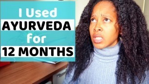 'I USED AYURVEDA for 1 YEAR w/ Pictures And THIS Is What HAPPENED | Natural Hair'