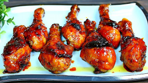 'Browned Butter Honey Garlic Chicken Drumsticks - Easy Delicious Chicken Recipe'