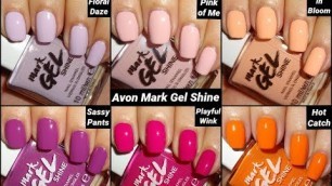 'The new Sassy Floral Collection from Avon\'s Mark Gel Shine range'