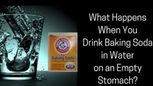 'Amazing Health Benefits Of Drinking Baking Soda On An Empty Stomach!!'