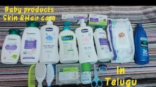 'Baby products-skin and hair care