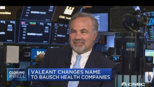 'Valeant changes name to Bausch Health Companies, CEO explains why'